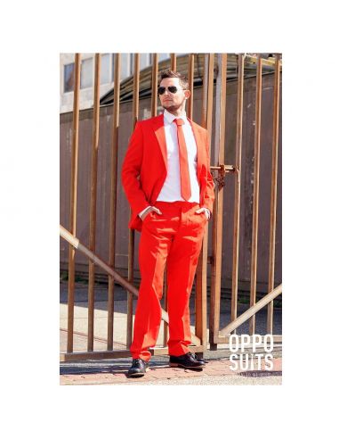 Traje rojo para hombre Tienda de disfraces online - Mercadisfraces