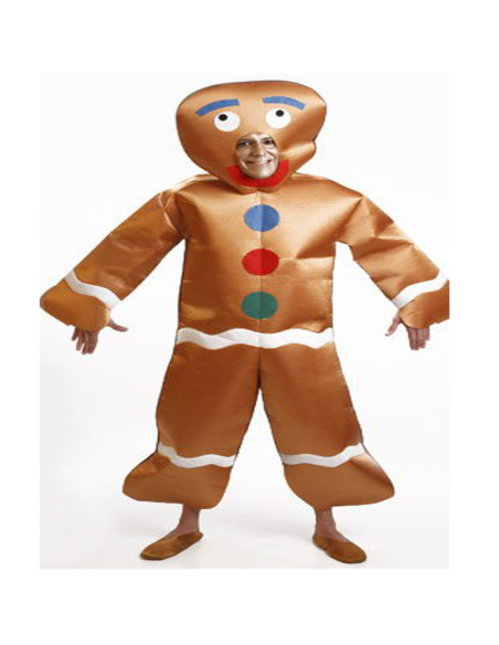 Disfraz de Galleta Jengibre Tienda de disfraces online - Mercadisfraces