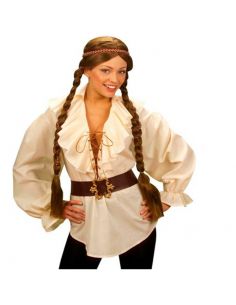 Camisa de Pirata en Beige para mujer Tienda de disfraces online - venta disfraces