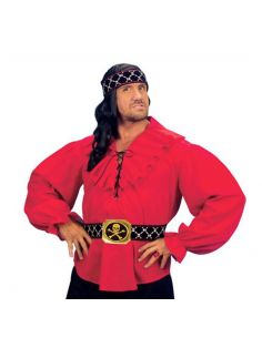 Camisa de Pirata en Rojo Tienda de disfraces online - Mercadisfraces 2