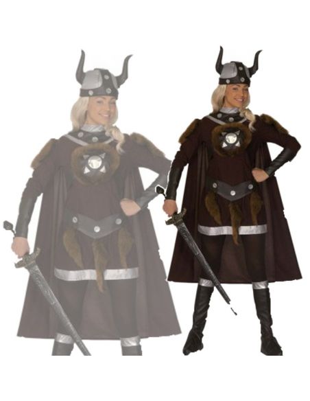 Disfraz de Vikinga Lujo para mujer Tienda de disfraces online - Mercadisfraces
