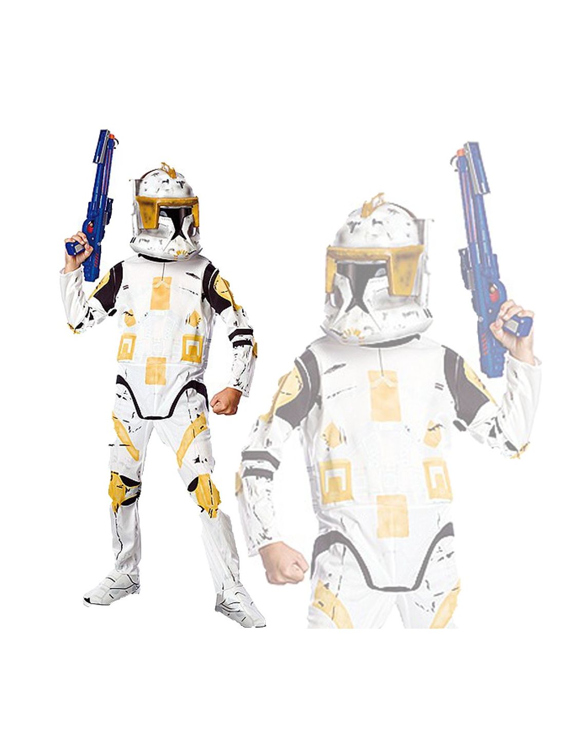 interior acelerador empeñar Disfraz Clone Trooper Cody Infantil | Tienda de Disfraces Online |...