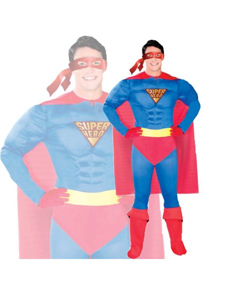 Disfraz de Super Man Musculoso para Hombre Tienda de disfraces online - Mercadisfraces Disfraz de Super Man Musculoso para Hombre Tienda de disfraces online - Mercadisfraces