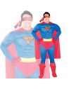 Disfraz de Super Man Musculoso para Hombre Tienda de disfraces online - Mercadisfraces