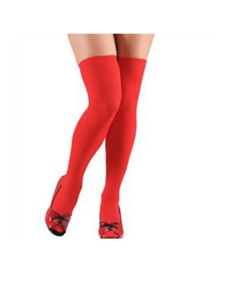 Medias en Rojo Tienda de disfraces online - Mercadisfraces Medias en Rojo Tienda de disfraces online - Mercadisfraces