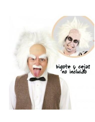 Peluca Einstein Chiflado Tienda de disfraces online - Mercadisfraces