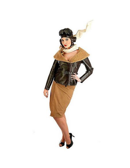 Disfraz de Aviadora Retro Tienda de disfraces online - Mercadisfraces