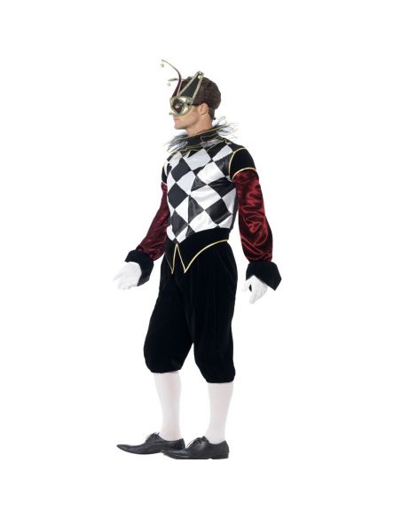 Disfraz Arlequin Veneciano para Hombre Tienda de disfraces online - Mercadisfraces
