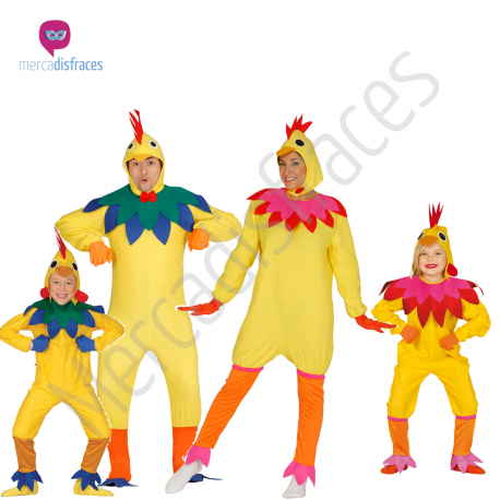 Disfraces para grupos Pollos amarillos Tienda de disfraces online - Mercadisfraces