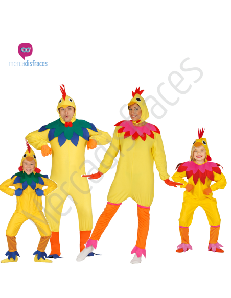 Disfraces para grupos Pollos amarillos Tienda de disfraces online - Mercadisfraces
