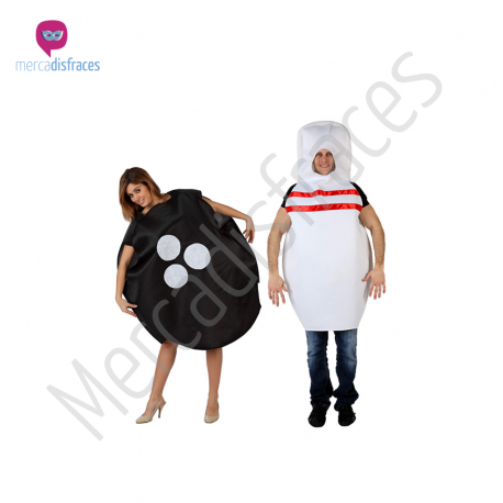 Disfraz de Pareja Bolos Tienda de disfraces online - Mercadisfraces