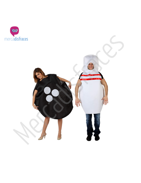 Disfraz de Pareja Bolos Tienda de disfraces online - Mercadisfraces Disfraz de Pareja Bolos Tienda de disfraces online - Mercadisfraces