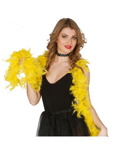 Boa Amarilla Tienda de disfraces online - Mercadisfraces