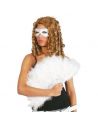 Abanico blanco de plumas Tienda de disfraces online - Mercadisfraces