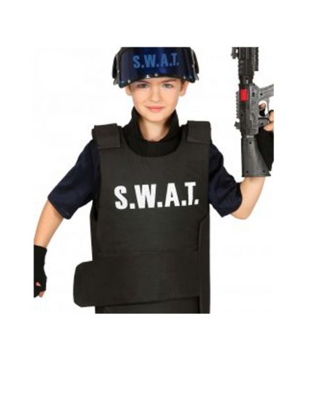 Chaleco Swat Infantil Tienda de disfraces online - Mercadisfraces Chaleco Swat Infantil Tienda de disfraces online - Mercadisfraces