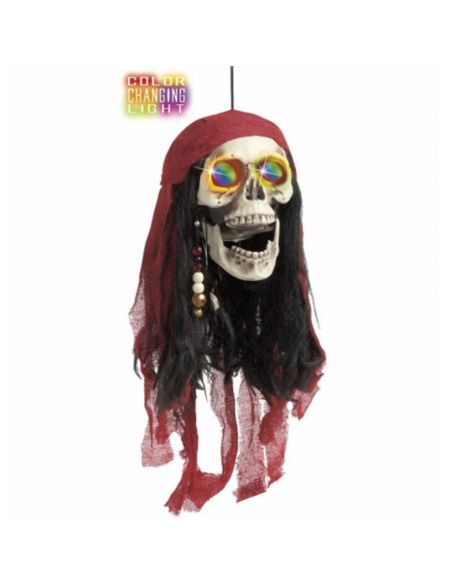 Calavera Pirata con luces Tienda de disfraces online - Mercadisfraces Calavera Pirata con luces Tienda de disfraces online - Mercadisfraces