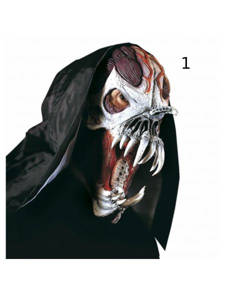 Máscara monstruo Alien del espacio con capucha Tienda de disfraces online - Mercadisfraces