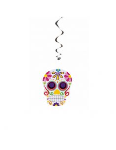 Colgante espiral calavera Tienda de disfraces online - Mercadisfraces