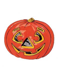 Póster de Calabaza PVC Tienda de disfraces online - Mercadisfraces