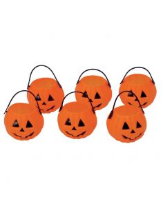 Bolsa de 6 Calabazas Tienda de disfraces online - Mercadisfraces