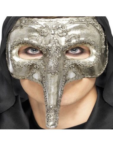 Máscara de lujo veneciana de capitán  Tienda de disfraces online - Mercadisfraces