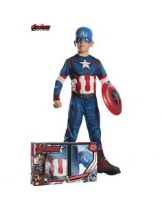Disfraz Capitán América con Escudo Tienda de disfraces online - Mercadisfraces