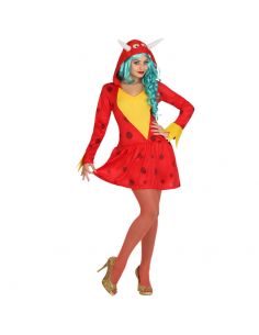 Disfraz Dragon rojo Sexy para mujer Tienda de disfraces online - Mercadisfraces