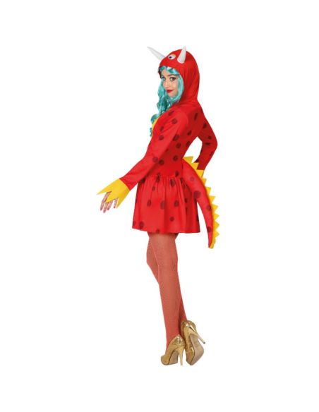 Disfraz Dragon rojo Sexy para mujer Tienda de disfraces online - Mercadisfraces