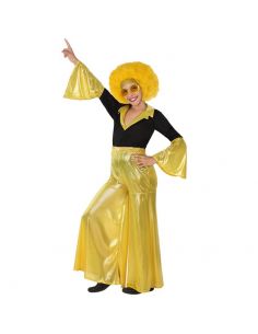 Disfraz Disco Dorado Infantil para niña Tienda de disfraces online - Mercadisfraces