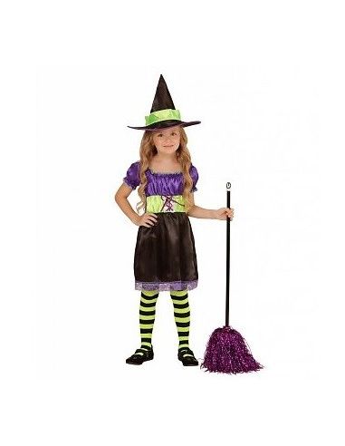 Disfraz de Bruja Verde para niña Tienda de disfraces online - Mercadisfraces