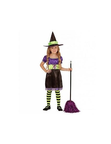 Disfraz de Bruja Verde para niña Tienda de disfraces online - Mercadisfraces