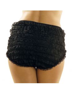 Culotte de encaje negro Tienda de disfraces online - Mercadisfraces
