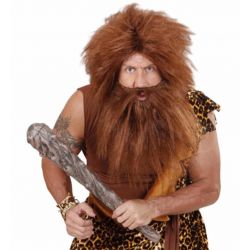 Peluca y barba de pirata o primitivo Tienda de disfraces online - Mercadisfraces 2