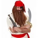 Peluca y barba de pirata o primitivo Tienda de disfraces online - Mercadisfraces