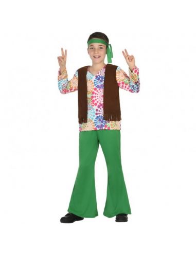Disfraz Hippie psicodélico para niño Tienda de disfraces online - Mercadisfraces