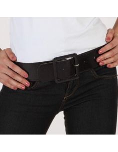 Cinturón Negro Brillante Tienda de disfraces online - venta disfraces