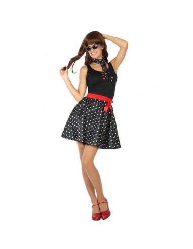 Vestido años 50 negro para Chica Tienda de disfraces online - Mercadisfraces