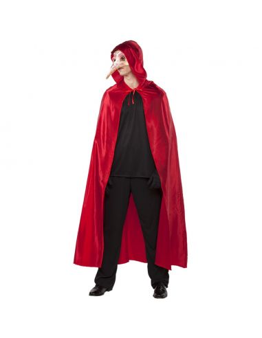 Capa Veneciana en Rojo Tienda de disfraces online - Mercadisfraces