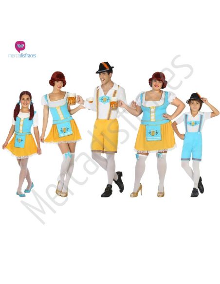 Disfraz de Alemana para niña Tienda de disfraces online - Mercadisfraces