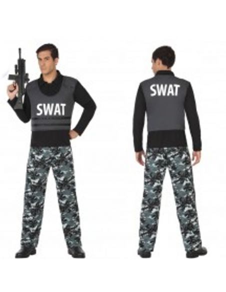Disfraz Policía Swat para hombre Tienda de disfraces online - Mercadisfraces