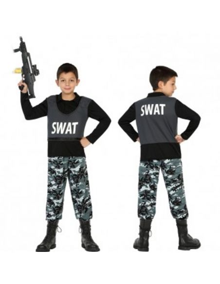 Disfraz Policía Swat Infantil Tienda de disfraces online - Mercadisfraces