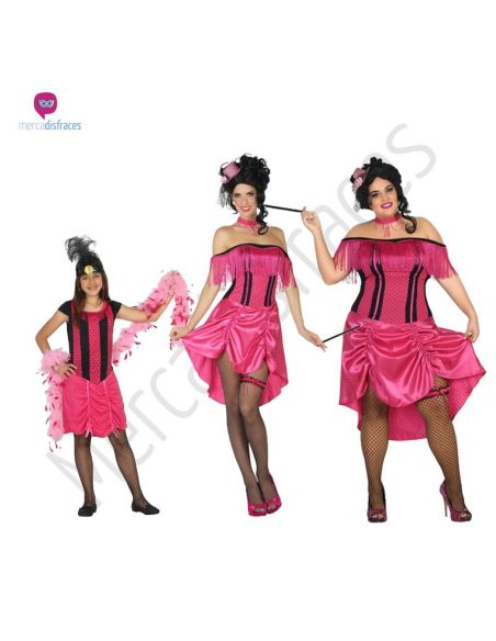 Disfraz de Charleston rosa para Mujer Tienda de disfraces online - Mercadisfraces