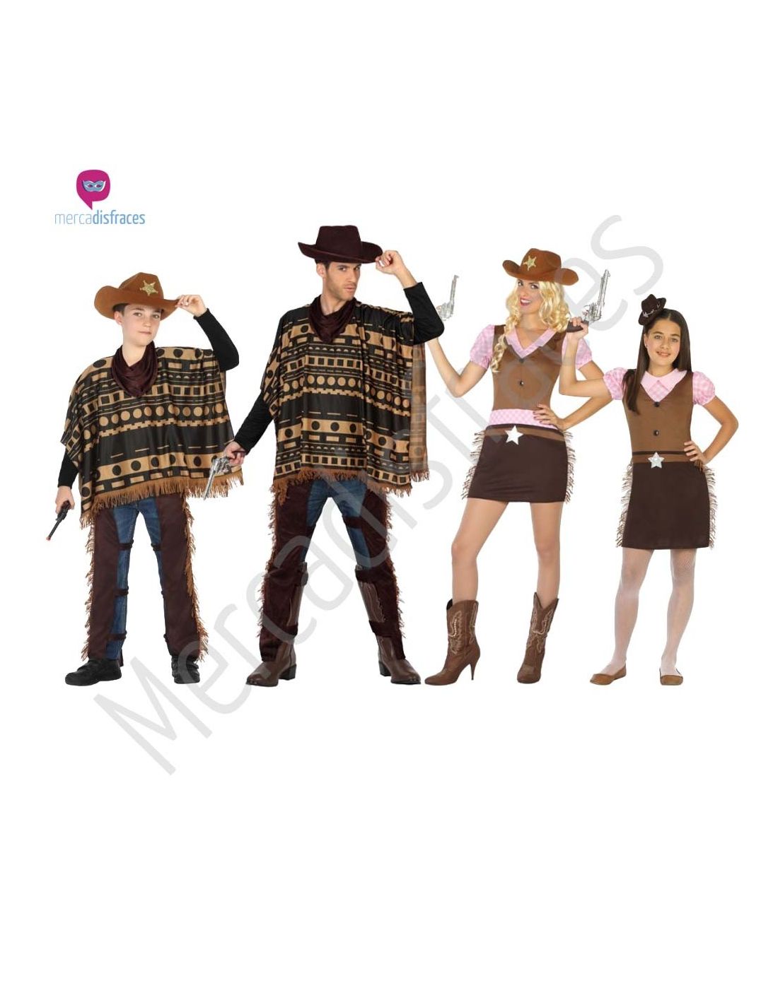 Disfraz Vaquero con Poncho para niño | Tienda de Disfraces Online ...