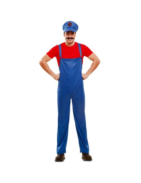 Disfraz Super Plumber Mario Rojo Tienda de disfraces online - Mercadisfraces Disfraz Super Plumber Mario Rojo Tienda de disfraces online - Mercadisfraces