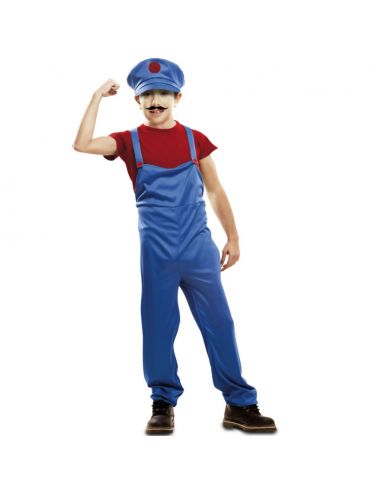 Disfraz Super Plumber Rojo Tienda de disfraces online - Mercadisfraces