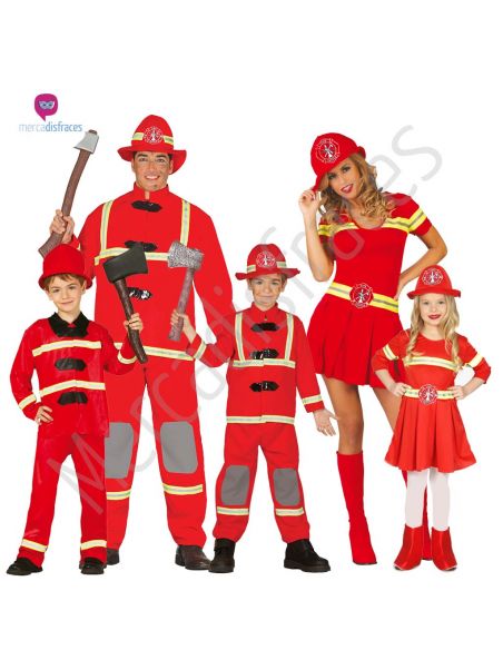 Disfraces divertidos de Bomberos para grupos Tienda de disfraces online - Mercadisfraces
