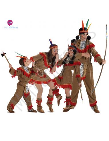 Disfraces de Carnaval de Indios para grupos Tienda de disfraces online - Mercadisfraces
