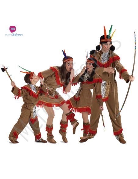 Disfraces de Carnaval de Indios para grupos Tienda de disfraces online - Mercadisfraces
