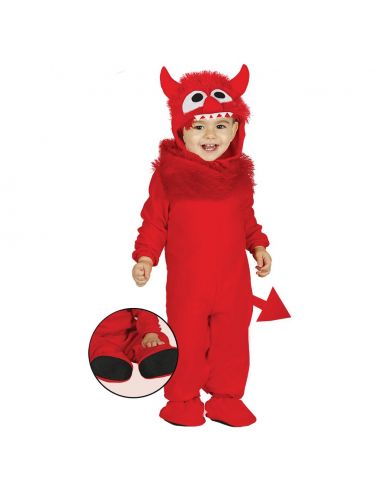 Disfraz Monstruo Rojo para Bebe Tienda de disfraces online - Mercadisfraces