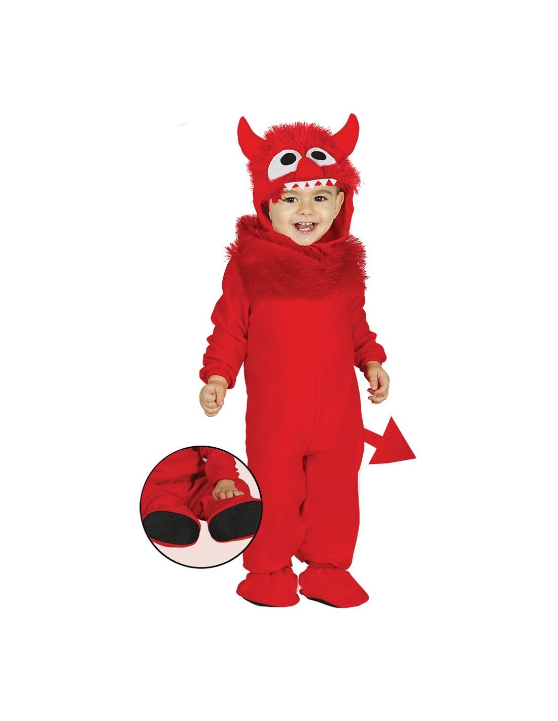 zona Medio exageración Disfraz Monstruo Rojo para Bebe | Tienda de Disfraces Online | Mer...